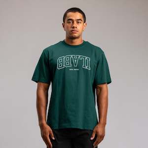 Mens On Sale: Varsity Block Tee Unisex MOSS