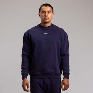 Mens Hoods Crews: Speed 50 Block Crew Mens NAVY