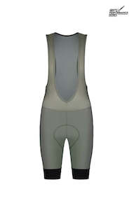 Womens Shorts Pants: Detour Bib Short - Army Green - Women's