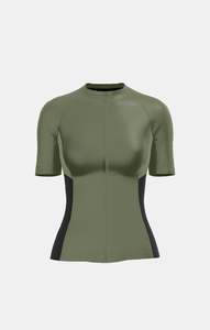 Detour Fitted Top - Army Green - Women's