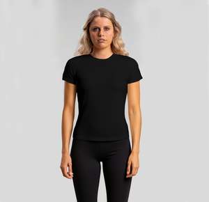 Womens Train: Momentum Tee Women's - BLACK