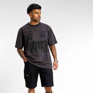 Mens: Race 2.0 Block Tee Mens - Washed Blck