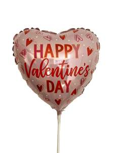 Add Ons: Pink Heart Valentines Day 9" Balloon