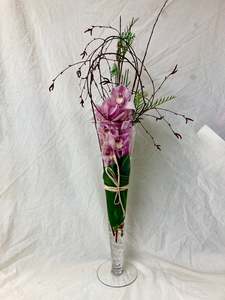 Flowers In Water: Orchid Vase Arrangement
