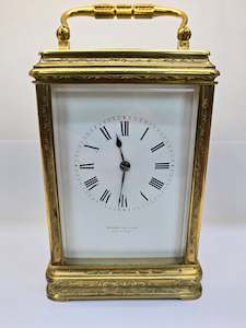 Carriage Clock: French Brass Carriage Clock (CARR10)