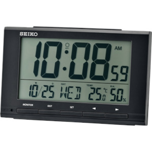 Seiko Digital Alarm Clock QHL090-K