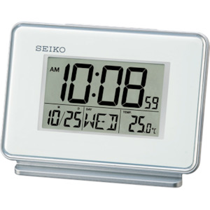Seiko: Seiko Digital Clock QHL068-W