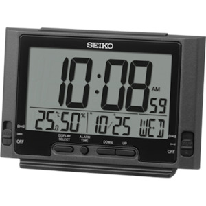 Seiko Digital Alarm Clock QHL095-K