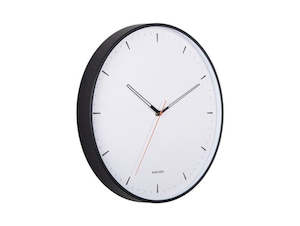 Clocks: Karlsson Calm Wall Clock - Black KA5940BK