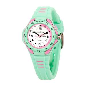 Analogue: Cactus Green/Pink Children's watch CAC-116-M12