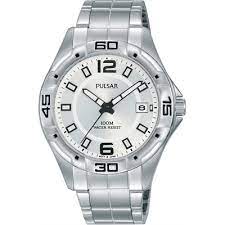 Pulsar: Pulsar Work Watch Silver Dial Workmans PXHA65