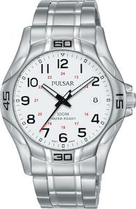 Pulsar Mens White Dial Work Watch PXHA63