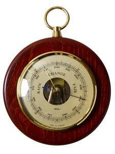 Baromteter: Fischer Barometer Mahogany 1366R-22