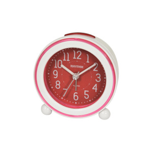 Rhythm: Rhythm alarm clock white/red CRE308NR01