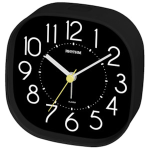 Rhythm: Rhythm alarm clock black 8RE672WR02