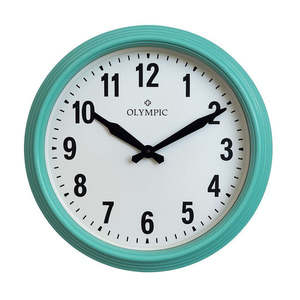Olympic Topham Turquoise Wall Clock OC-32TP02