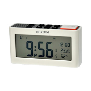 Rhythm Digital Alarm Clock with light LCT101NR03
