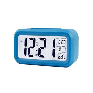 Digital Alarm Clock - Blue