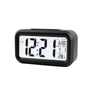 Digital Alarm Clock - Black