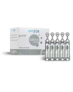 Contact Lens Care: Avizor Preservative Free Saline Unidose (30 x 5ml)