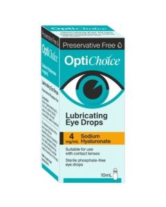 OptiChoice 0.4% Lubricating Eye Drops (10ml)