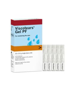 Dry Eye Care: Viscotears Gel Preservative Free (30 x 0.6 g single-dose unit)