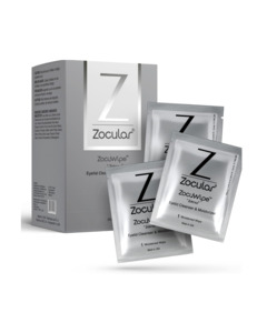 Lid And Lash Care: ZocuWipe Eyelid & Facial Foam Cleanser Towlettes (30 Pack)