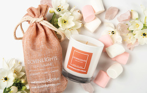 Hemp Bag Classic Candle - Marshmallow Cream
