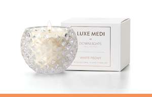 Luxe Medi Candles Wholesale: WP:  Luxe Medi - White Peony