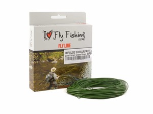 Products: IMPULSE SUB-SURFACE 3 Grass Green WF Intermediate Line - I Love Fly Fishing