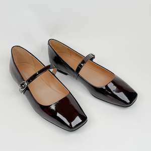 Mollini: Mollini Tokena burgundy patent