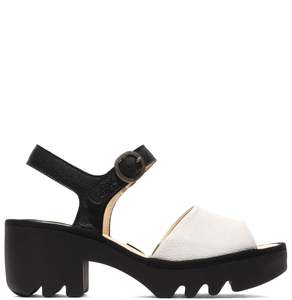 Fly London Tull white black