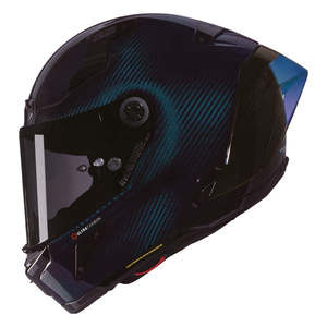 Nolan Xseries X-804 RS Ultra Carbon Full Face Helmet - liquido blue