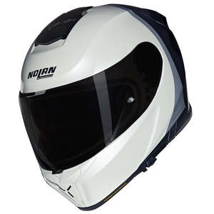 Full Face Motorcycle Helmets: Nolan N80-8 Full Face Helmet - Verniciatura white/black