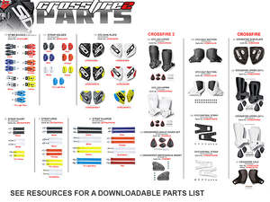 SIDI Crossfire II & Crossfire MX Boots - Parts