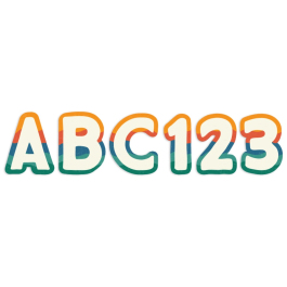 Alphabet Display Letters: Adventurer Alphabet Display Lettering - 10cm