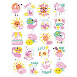 Stickers: Flamingo Stinky Stickers