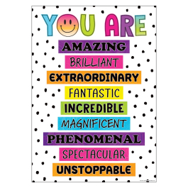 Decoratives & Displays: You Are Amazing Poster