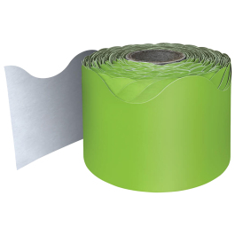 Trimmers & Borders: Lime Scalloped Trimmer Roll