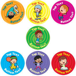 Stickers: Kiwi Kids Personalised Stickers