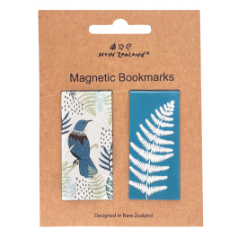 Tui and Fern Magnetic Bookmarks