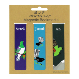 Classroom Resources: New Zealand Birds Magnetic Bookmarks - Pack of 3