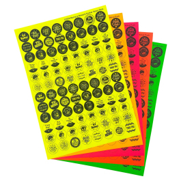 Stickers: Mumura Fluro Reward Sticker Value Pack