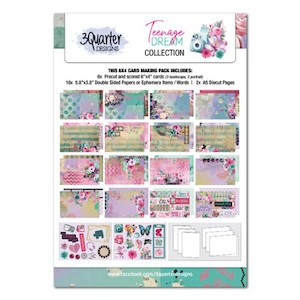 Products: 3Quarter Designs Teenage Dream Card 6x4 Pack