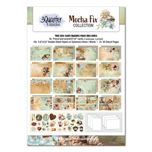 Products: 3Quarter Designs Mocha Fix Card 6x4 Pack