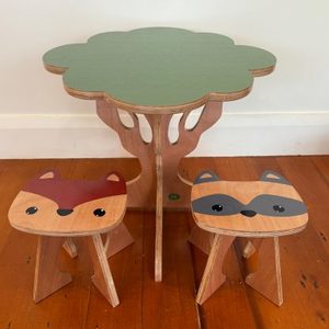 Grove Tree Table & Stool Set – Imagine That Creations