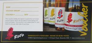 Our Wines: RURU WINES Gift Voucher
