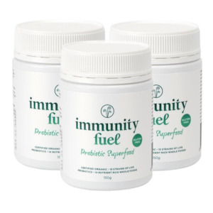 Gluten Free Formula: 3 x 150g Gluten Free Probiotic Superfood Powder