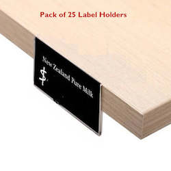 Best Selling: Clear Self Adhesive Ticket / Label Holders 80mm x 30mm Pack of 25