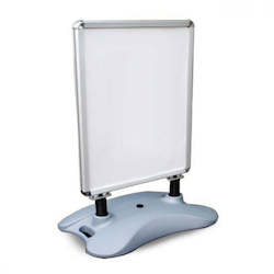 Freestanding Poster Snap Frame Holders: Footpath Sign Holder A1